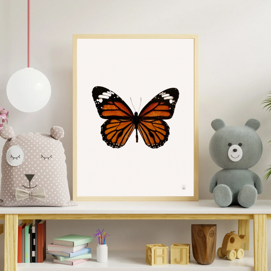 Elegant Butterfly Poster – 50x70 cm