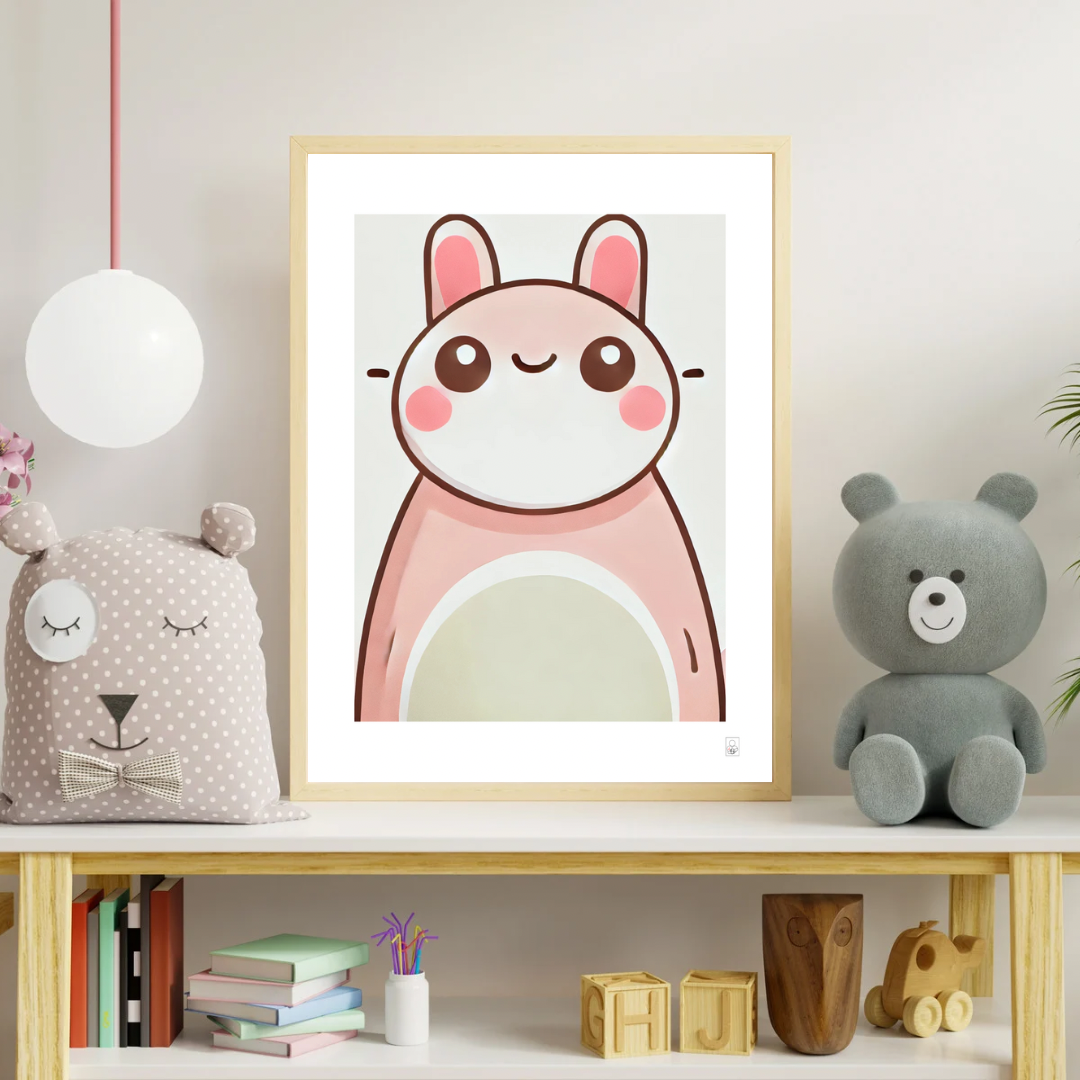 Verspieltes Cartoon-Poster – 50x70 cm