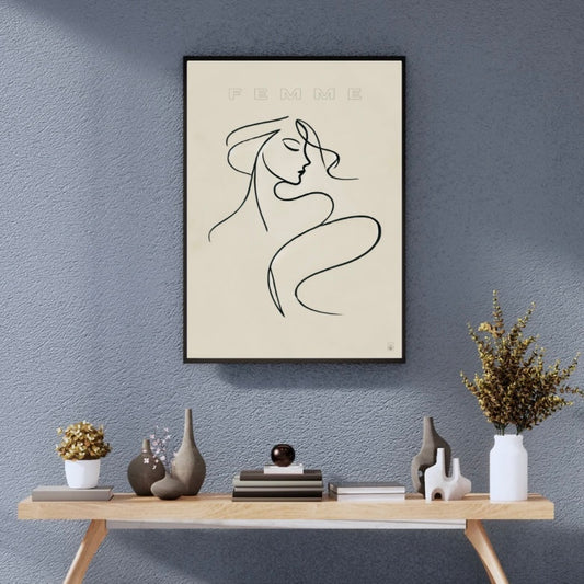 Femme Poster – Minimalist Design (50x70 cm)