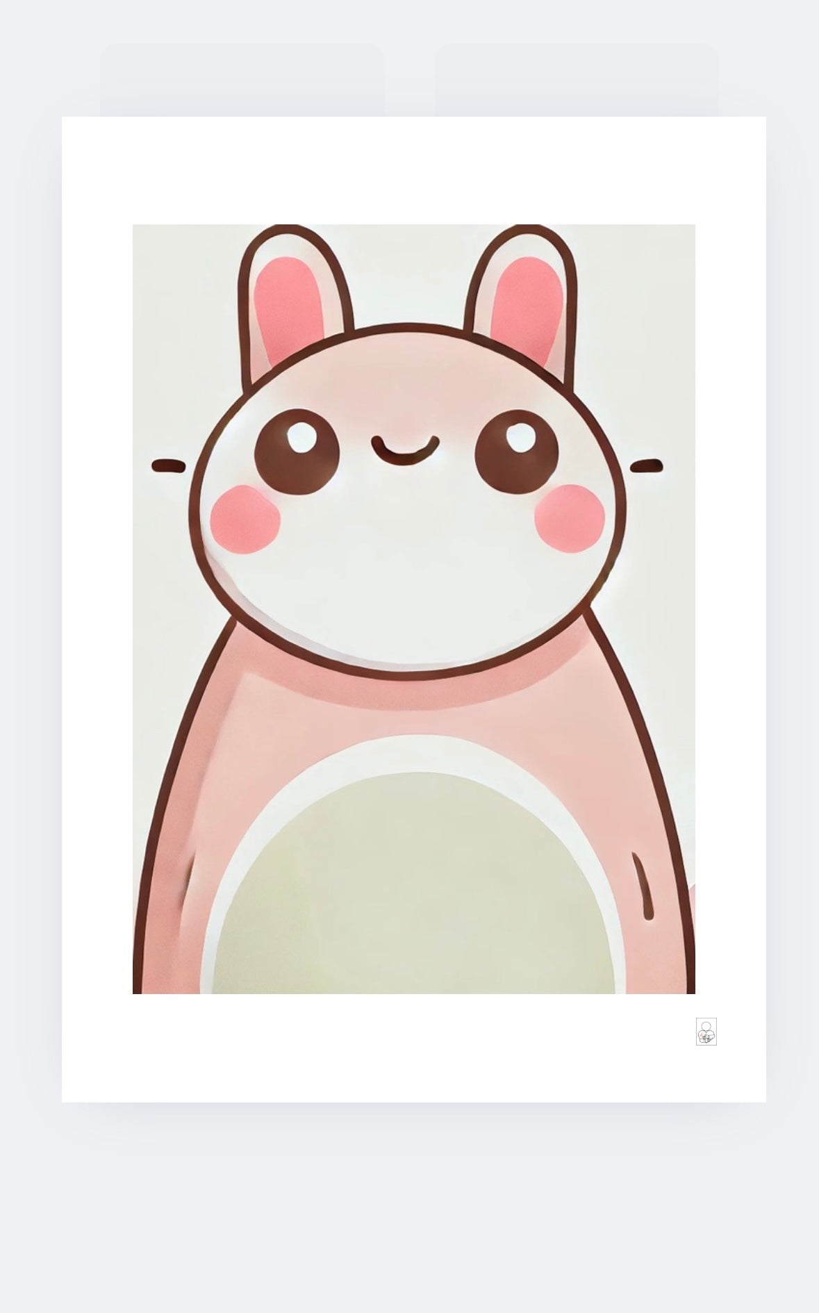 Verspieltes Cartoon-Poster – 50x70 cm