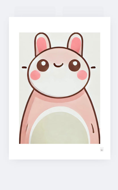 Verspieltes Cartoon-Poster – 50x70 cm
